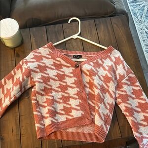 Children's Pink and White Sweater